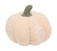 Atmosphera - Cojín Redondo de Calabaza otoñal, 32 x 32 cm - Beige