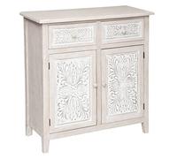 Atmosphera Cómoda y cajonera, Beige, H. 85cm, Blanco, JJ1025