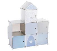 Atmosphera Almacenamiento Infantil Grey Castle, L. 94,5 x l. 109 x H. 32 cm