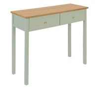 Atmosphera - Consola mohea 2 cajones Verde celadón L.100cm