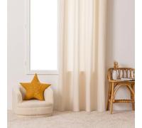 Atmosphera - Cortina con Ojales de algodón Decorativo con Pompones de 140 x 260 cm, habitación Infantil