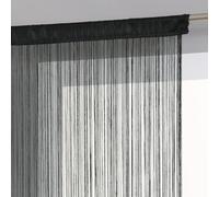 Atmosphera - Cortina de Alambre - Negra - 90x200 cm