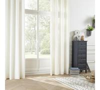 Atmosphera - Cortina 'Leon' con Ojales - Marfil 140 x 260 cm