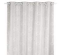 Atmosphera - Cortina Opaca Infantil 'Cloud' - Gris 140 x 250 cm