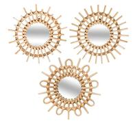 ATMOSPHERA CREATEUR D'INTERIEUR 3 Espejo Rattan Sun Diameter 28
