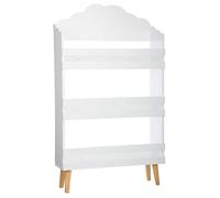 Atmosphera Createur d'Interieur Biblioteca 3 Estantes de Madera, Motivo Nube, Color Blanco