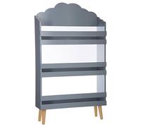 ATMOSPHERA CREATEUR D'INTERIEUR Biblioteca 3 estantes de Madera - Motivo Nube - Color Gris