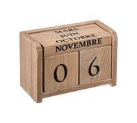 Atmosphera - Calendario Colonial - Beige - 7-5x11 cm
