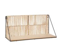ATMOSPHERA CREATEUR D'INTERIEUR Estantería de Pared 'Cosy', Cuerda y Metal, 48 x 12 cm