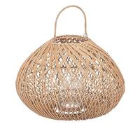 ATMOSPHERA CREATEUR D'INTERIEUR Farol Lour, Metal y ratán, H27 cm