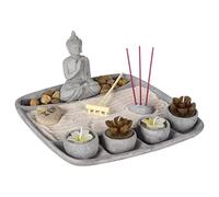 Atmosphera Créateur d'intérieur JARDÍN Zen Cemento Gris 24X24X12 CM