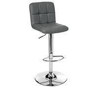 ATMOSPHERA CREATEUR D'INTERIEUR Juego de 2 taburetes en Gris Delek