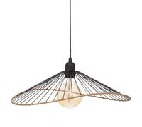 ATMOSPHERA CREATEUR D'INTERIEUR Lámpara colgante de metal ALARA negra D45