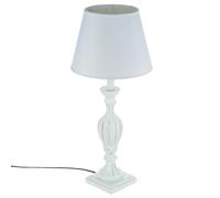 ATMOSPHERA CREATEUR D'INTERIEUR Lámpara de mesa de madera blanca