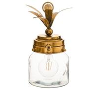ATMOSPHERA CREATEUR D'INTERIEUR Lámpara LED Piña de Cristal Oro H33