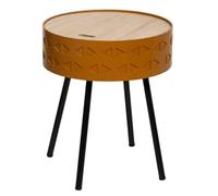 ATMOSPHERA CREATEUR D'INTERIEUR Mesa Auxiliar Shiro Mostaza