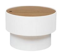 ATMOSPHERA CREATEUR D'INTERIEUR Mesa Baja baúl Enola Blanco