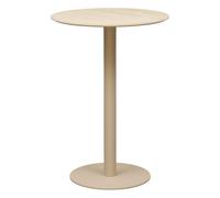 ATMOSPHERA CREATEUR D'INTERIEUR - Mesa de bar voluto redonda, diámetro 70 cm, beige