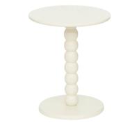 ATMOSPHERA CREATEUR D'INTERIEUR Mesa de Centro Chamlo Blanco Marfil Ø38cm