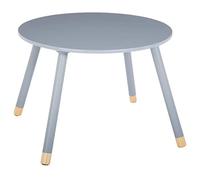 ATMOSPHERA CREATEUR D'INTERIEUR Mesa Gris Dulzura, Madera, Grau, L. 60 x l. 60 x H. 43 cm