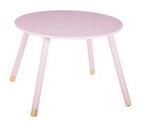 ATMOSPHERA CREATEUR D'INTERIEUR Mesa Rosa Dulzura, Madera, L. 60 x l. 60 x H. 43 cm