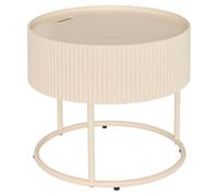 ATMOSPHERA CREATEUR D'INTERIEUR - Mesita juna beige 45x45x40,5 cm