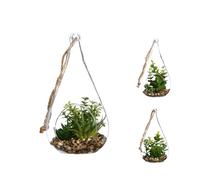 Atmosphera createur d'interieur planta + glass drop h19.5