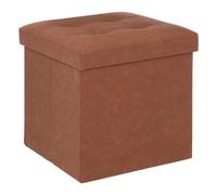 Atmosphera - Puff Plegable Soren Madera - marrón