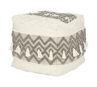 ATMOSPHERA CREATEUR D'INTERIEUR Puff Row Gris de algodón Reciclado