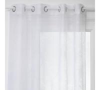 ATMOSPHERA CREATEUR D'INTERIEUR Tessuto Voile Devo Leaf White