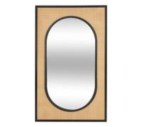 Atmosphera - Espejo de caña Negro Raquel h107cm