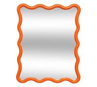 Atmosphera - Espejo Ondulado Judy Naranja 38x30cm