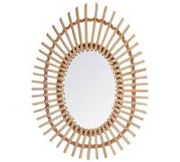 Atmosphera - Espejo Ovalado de ratán 43 x 58 cm