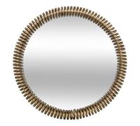 Atmosphera - Espejo Redondo «Barrel», 90 cm de diámetro, Dorado Metalizado