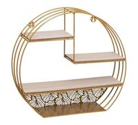 Atmosphera - Estante de Pared de Metal Dorado