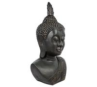 Atmosphera - Estatua 'Bouddha' - Negro A. 113 cm