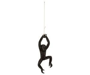 Atmosphera - Estatua de Mono Colgante Safari - Resina - Blanco - H39-5 cm - Modelo 1
