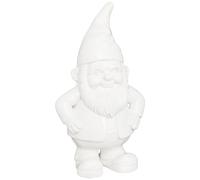 Atmosphera - Estatua gnomo de jardín decoración al Aire Libre anao h.42cm Resina Surtido - Blanco, Blanca