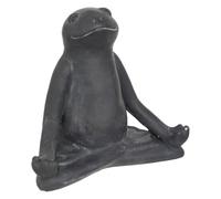 Atmosphera - Estatua Rana de Exterior Lia Gris h18cm en Cemento - Modelo c
