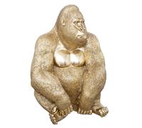Atmosphera - Estatuilla gorila - resina - dorado - 61 cm