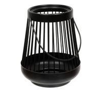 Atmosphera - Farol de Acero Doni 13x13x16cm - Negro
