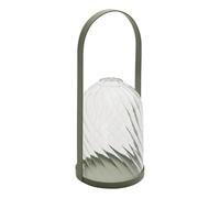 Atmosphera - Farol Flor de Rosa h20cm - Verde