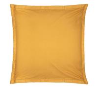 Atmosphera - Funda de Almohada de algodón, 63 x 63 cm, Color Amarillo Mostaza