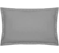 Atmosphera - funda de almohada de algodón - gris 50 x 70 cm