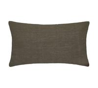 ATMOSPHERA CREATEUR D'INTERIEUR Funda de cojín 100% Lino 50x70cm Caqui