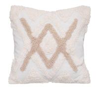 Atmosphera - Funda de cojín - algodón empenachado - 40x40 cm