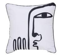 Atmosphera - Funda de cojín de Exterior Nolan 40x40cm hidrófugo Blanco