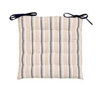 Atmosphera - Funda para Silla Groove 38x38cm Raya Azul Marino