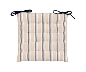 Atmosphera - Funda para Silla Groove 38x38cm Raya Azul Marino