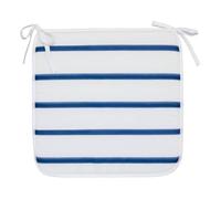 Atmosphera - Funda para Silla Oceania 39x39cm Rayas Azules y Blancas